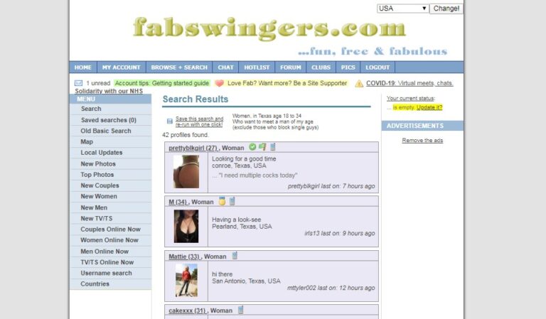 FabSwingers Review &#8211; Mensen ontmoeten op een geheel nieuwe manier