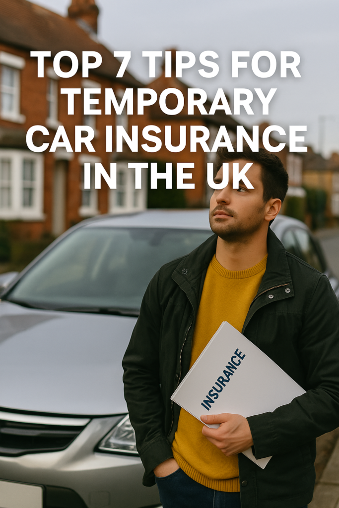 Top 7 Tips for Choosing Temporary Car Insurance in the UK Temporary Car Insurance in the UK